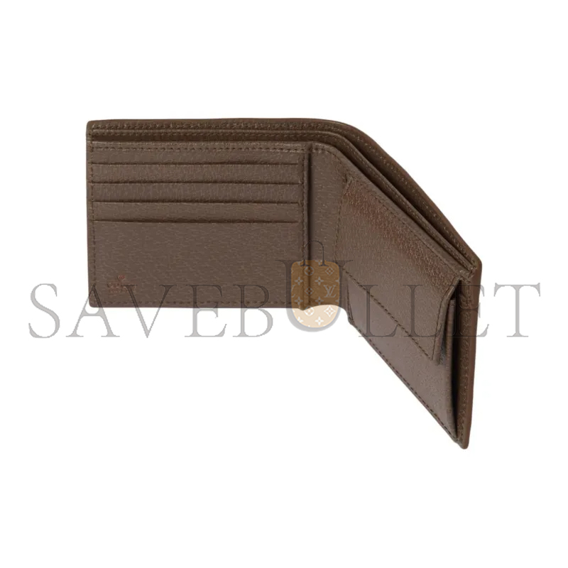 GUCCI BROWN INTERIOR GG COIN WALLET 768244 (21*9cm)
